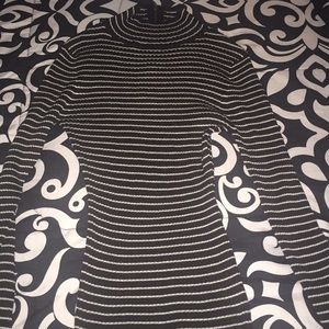Black and white turtle neck shirt!